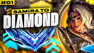 Samira Unranked to Diamond #1  League of Legends