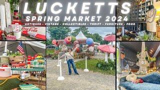 Exploring a HUGE Antique Market Lucketts Spring Market 2024