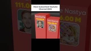 Most Subscribed Youtube Channel 2023 #shorts