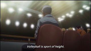 Old Coach Ukai’s speech  Haikyuu Season 3  Karasuno Vs Shiratorizawa