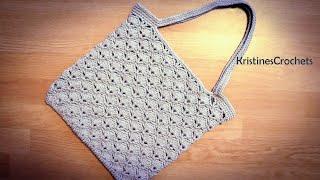 How To Crochet Shell Stitch Tote Bag