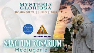 EN VIVO SANTO ROSARIO DE HOY DESDE MEDJUGORJE DOMINGO 21 DE JULIO DE 2024¡EN LATÍN SANCTUM ROSARIUM