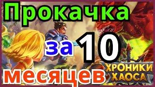 Хроники Хаоса Прокачка за 10 месяцев  Отчет о прокачке