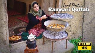 Baking Special Pastry to Celebrate the Iranian New Year  Ramsari Qottab Ghotab  Rural Cuisine