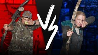 Traditional Archery Competition With Recurve Bows  RJ vs Aubrey Ep.1