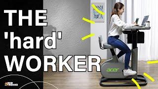 Work desk + Electricity generator + Workout machine = THIS Product 