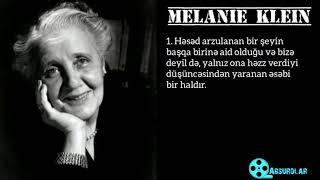 Psixoanalitik Melanie Klein - 10 Sitat