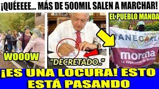 SAN LUNES SON MÁS DE 900 EN LAS CALLES. SE OFICIALIZA DECRETAZO  DIRECTO. AMLO INFORMA