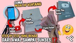 Cara Menjadi YouTuber Pemula Dari 0 Besar Sampai Dapat UangModal Hp Kentang