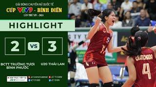  HIGHLIGHT U20 Thái Lan VS BCTT Trường Tươi Bình Phước  Cúp VTV9 - Bình Điền 2024