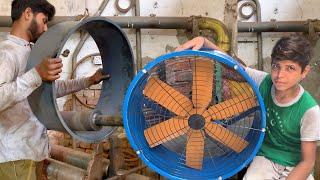 How Industrial Exhaust Fan are Made  Manufacturing Process Axial Fan
