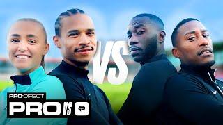 BAYERN MUNICH SPECIAL  LEROY SANE & GEORGIA STANWAY vs FILLY & HARRY PINERO  PRO VS PRODIRECT