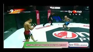 Sadis.....  Kalah Telak Brando Mamana Vs Billy Pasulatan #One Pride Mma