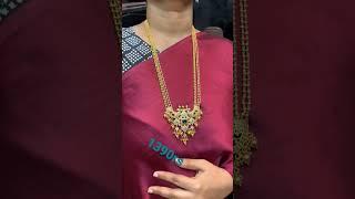 1390rs free shipping whatsapp 7013573487  one gram gold necklace