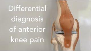 Differential Diagnosis for Anterior Knee Pain