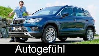 Seat Ateca Xcellence FULL REVIEW test driven 1.4 TSI all-new neu 2017 - Autogefühl