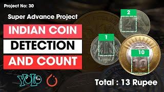 Indian Coin Detection & Count Using Yolov10  Train YOLOv10 object detection on a custom dataset