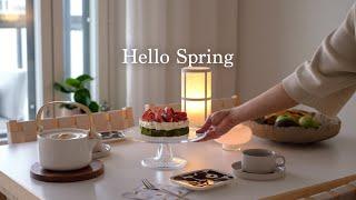 Hello Spring I A day to clean and refresh our home for spring I Cooking and baking I slow living