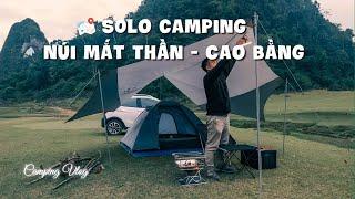 Solo Camping Cắm trại một mình ở núi Mắt Thần - Cao Bằng  Vi vu cùng Bắc