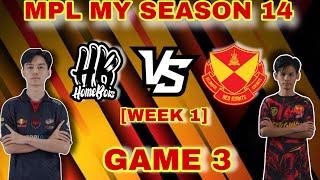 GAME PENENTUAN APAKAH UDIL MAMPU MENGALAHKAN SRG? HOMEBOIS VS SRG GAME 3 MPL MY S14