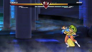 Chun Li vs Ripps  Mugen Fighting Games