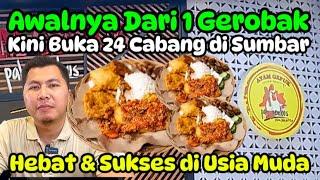 AWALNYA JUAL DI GEROBAKAN KINI PUNYA 24 CABANG AYAM GEPUK PAK GEMBUS DI SUMATERA BARAT.