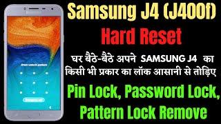 Samsung J4 J400f Hard Reset ll All Type Password Pattern Lock Remove Without Pc New Method 2021