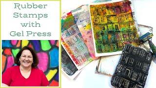 The Easy Way to use Rubber Stamps with Paint