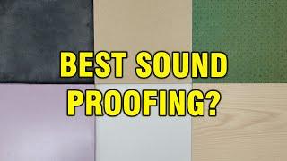 What is the best material for soundproofing?