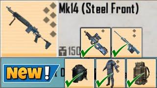 LEGENDARY STEEL FRONT LOADOUT  ARCTIC BASE  PUBG METRO ROYALE CHAPTER 22