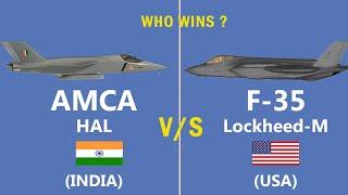 Comparison of Indias AMCA and F 35. Will the AMCA be able to compete with the F35 Fighter Jet ?