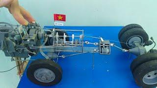 Homemade Gearbox Engine Model from  PVC  Vang Hà