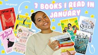 All the books i read in January   monthly wrap up
