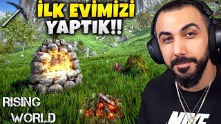 RANCH + MINECRAFT + THE FOREST KARMASI OYUN EVİMİZİN TEMELLERİNİ ATTIK RISING WORLD  Barış Can