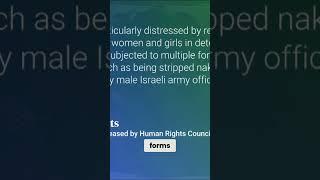 Alarming Abuse of Palestinian Women  Shocking Sexual Assault and Violations by Israeli Army