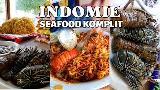 WARUNG IndoMIE SEAFOOD KOMPLIT LOBSTER SOTONG GURITA Edisi Mie Aceh ASMR