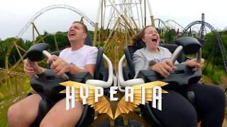 WE RODE HYPERIA First Time On-Ride Reaction to Thorpe Parks INSANE New Roller Coaster