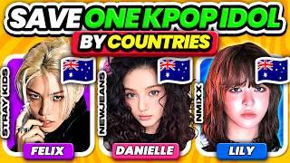 SAVE ONE KPOP IDOL SAME COUNTRY EDITION  - KPOP QUIZ 2024