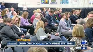 Cherry Creek School District approves new start times for students