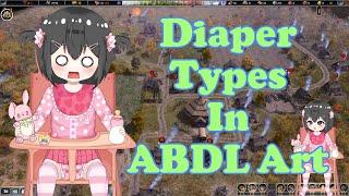 Exploring different Diaper Types in ABDL Art