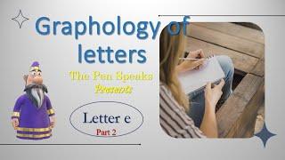 Receptiveness listening capacity Stomach problem from #graphology  - Letter e part-2 #psychology