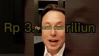 Elon Musk CEO perusahaan Mobil Listrik Tesla Yang saat ini menjadi orang Terkaya di Dunia