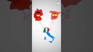 Countries That love each other    #countries #countryballs #shorts #friends #allies #love #viral