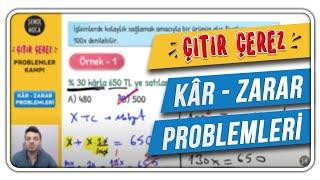 Kar - Zarar Problemleri - Çıtır Çerez Problem Kampı - Şenol Hoca