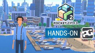 POCKET CITY 2 - Sim City + GTA = Paragliding?