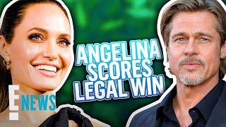 Angelina Jolies Major Legal Win In Custody Battle With Brad Pitt  E News