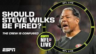 I cant make it MAKE SENSE - Tim Hasselbeck on 49ers firing Steve Wilks as DC  NFL Live