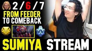 SUMIYA very Hard Game against Broodmother Spammer  Sumiya Invoker Stream Moment #415