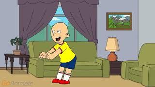 Caillou does the chicken dance and gets grounded