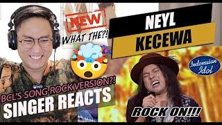 Lagu BCL Jadi Versi Rock Neyl Sukses Buat Judges KAGET  INDONESIAN IDOL 2023  REACTION